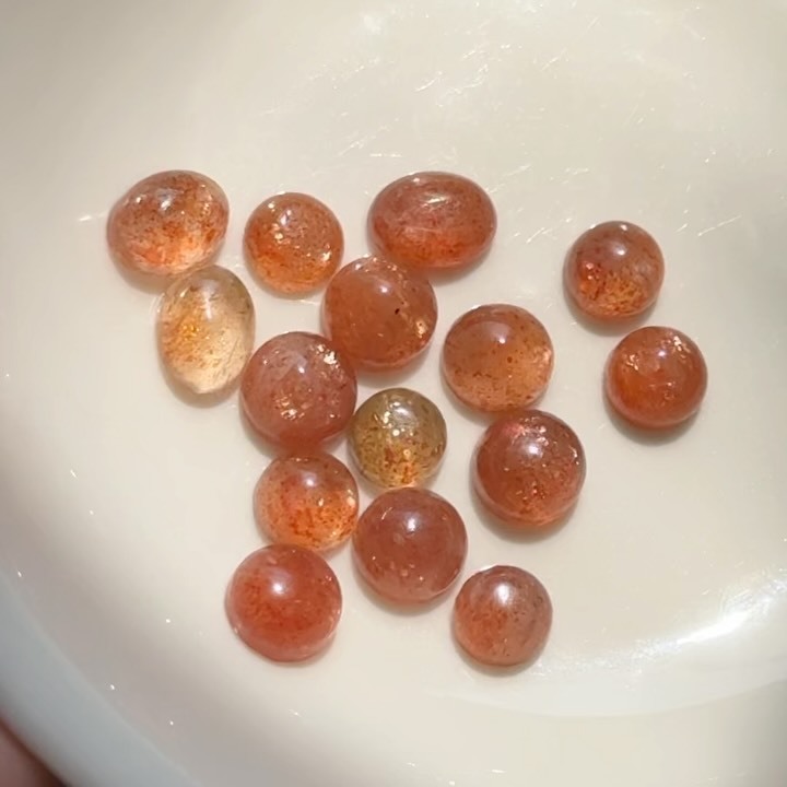 [原石] 金太陽石 水晶裸石蛋面