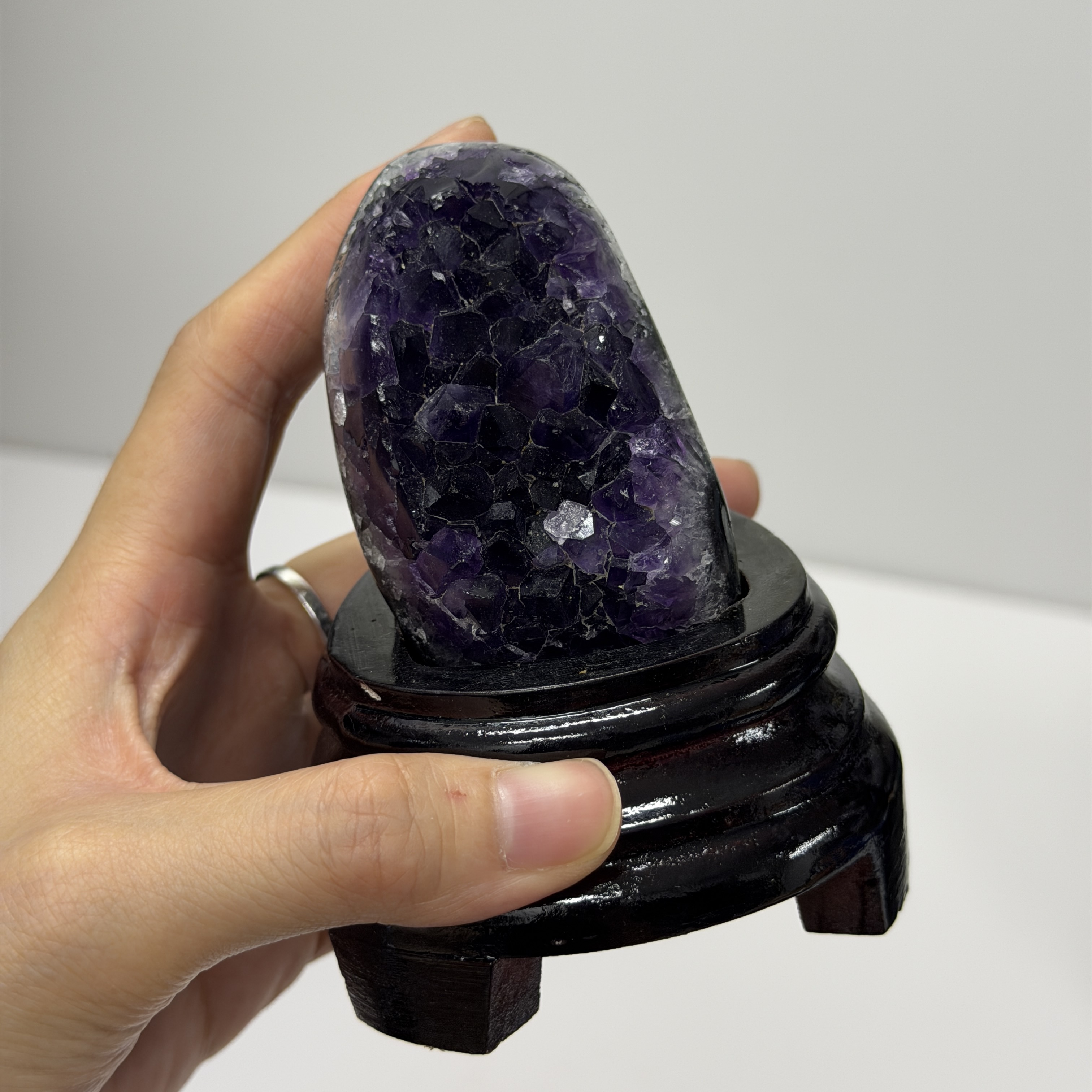 頂級色紫晶簇 300G AC2469