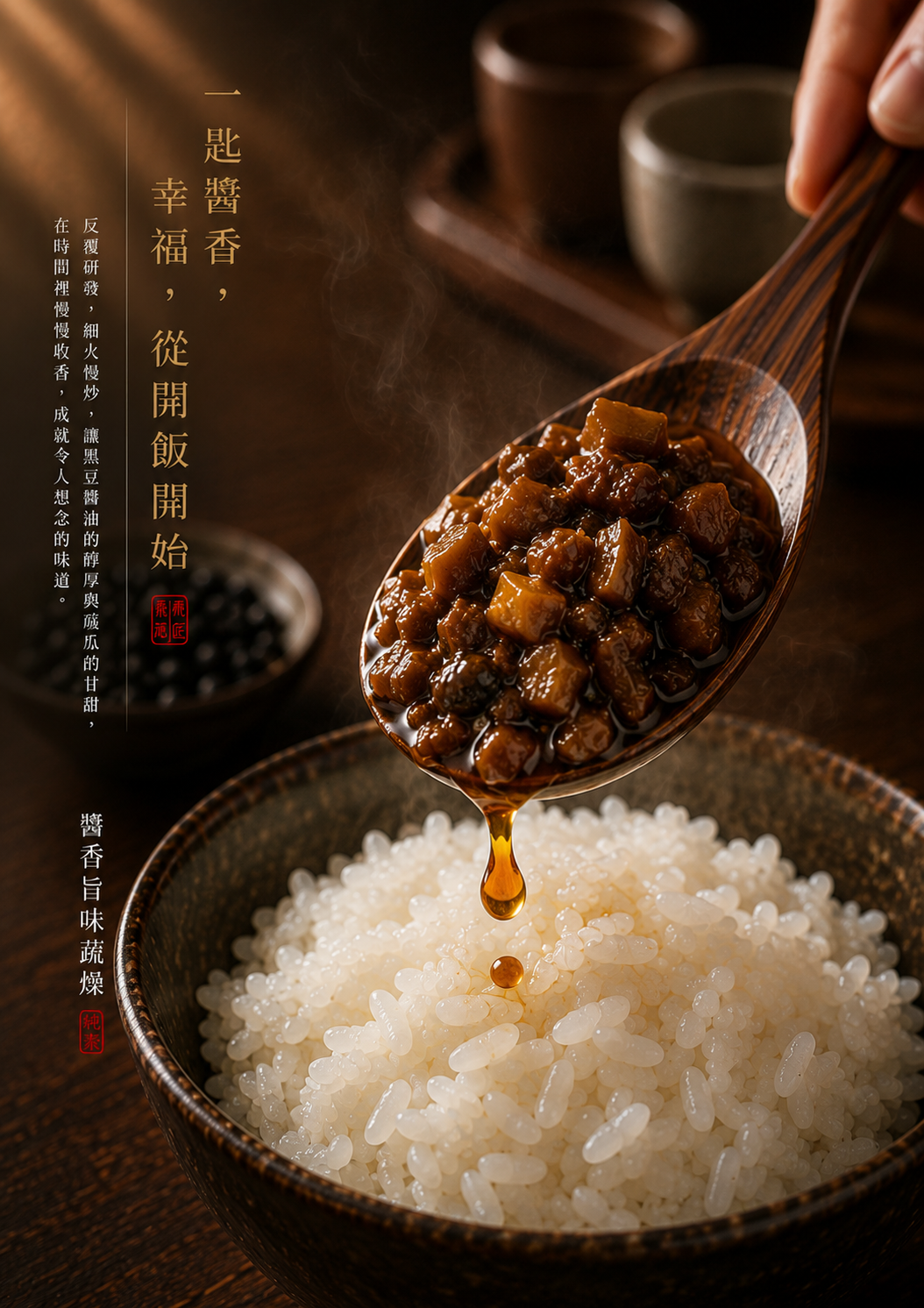 鈺善閣醬香旨味蔬燥產品故事|素食蔬燥與素食醬料