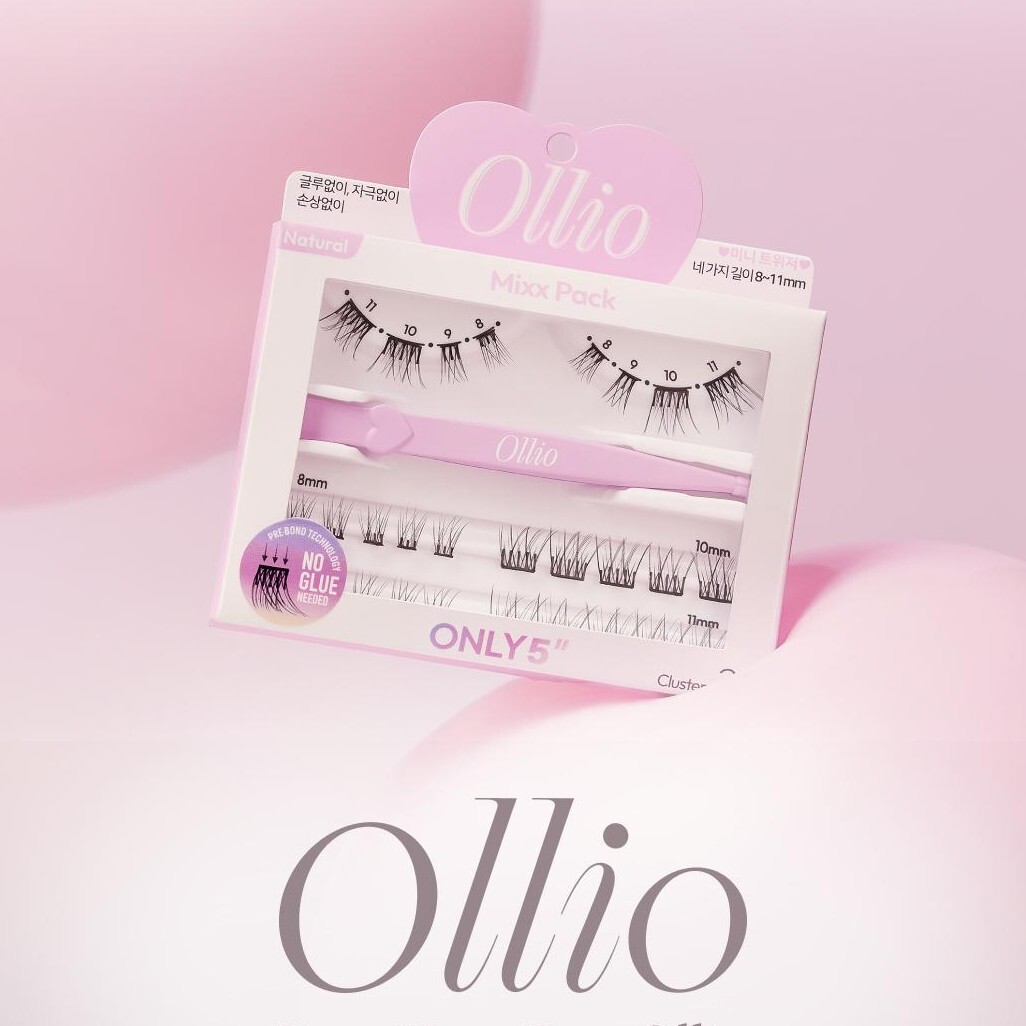 Ollio 免膠假睫毛套組  [Mixx PACK] #natural 28pcs