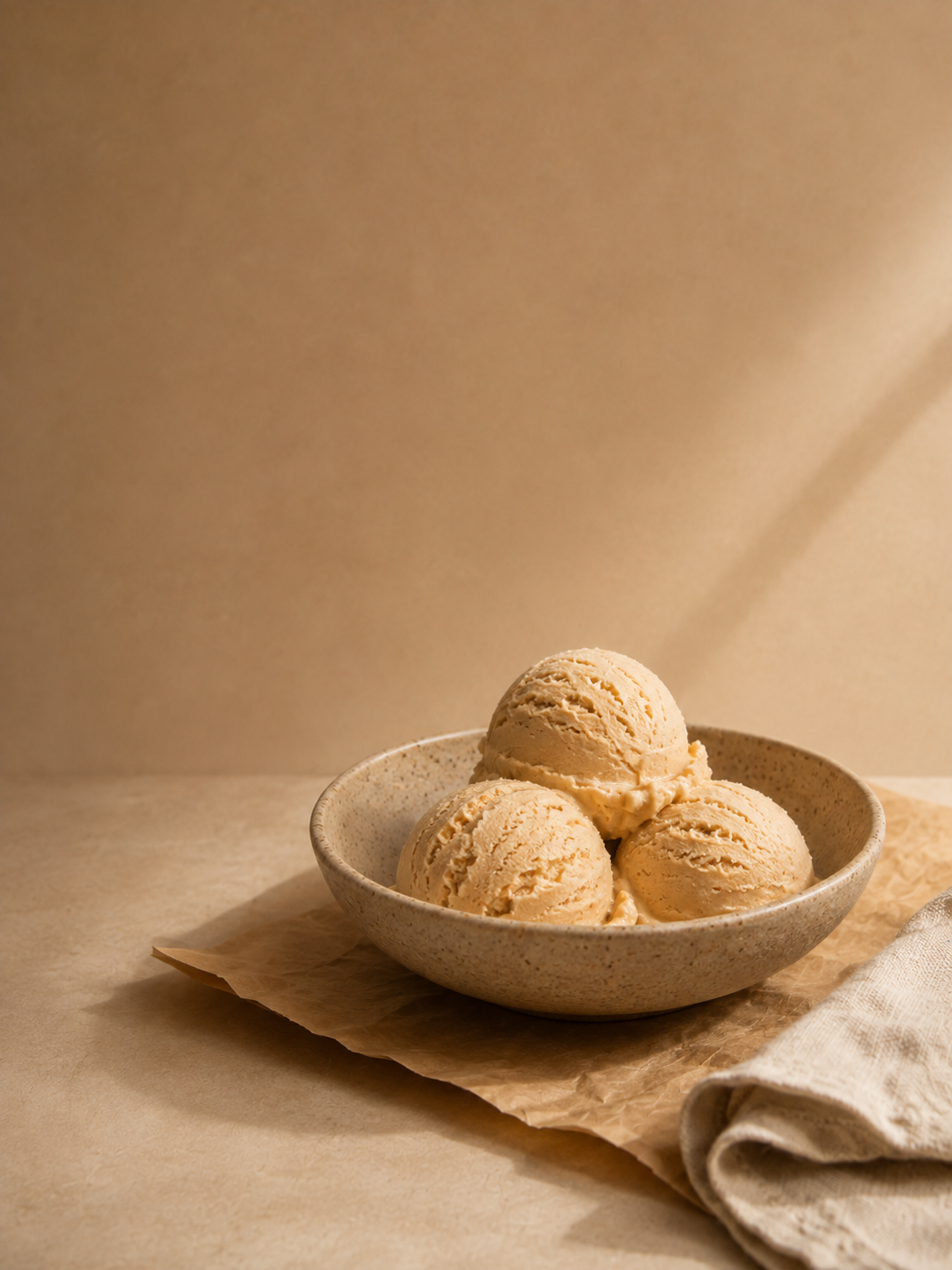 palm sugar ice cream, rich milk ice cream, high fat cream ice cream, bulk ice cream 3kg, food service ice cream Taiwan, SUGARbISTRO
