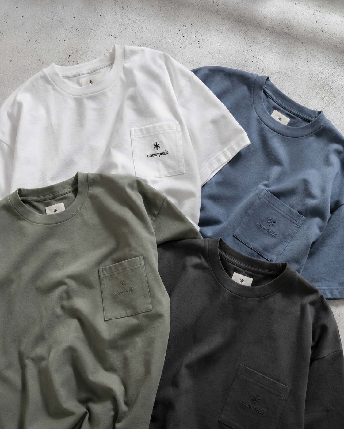 Snow Peak 雪峰 日本限定別注系列 刺繡口袋tee |限定商品|