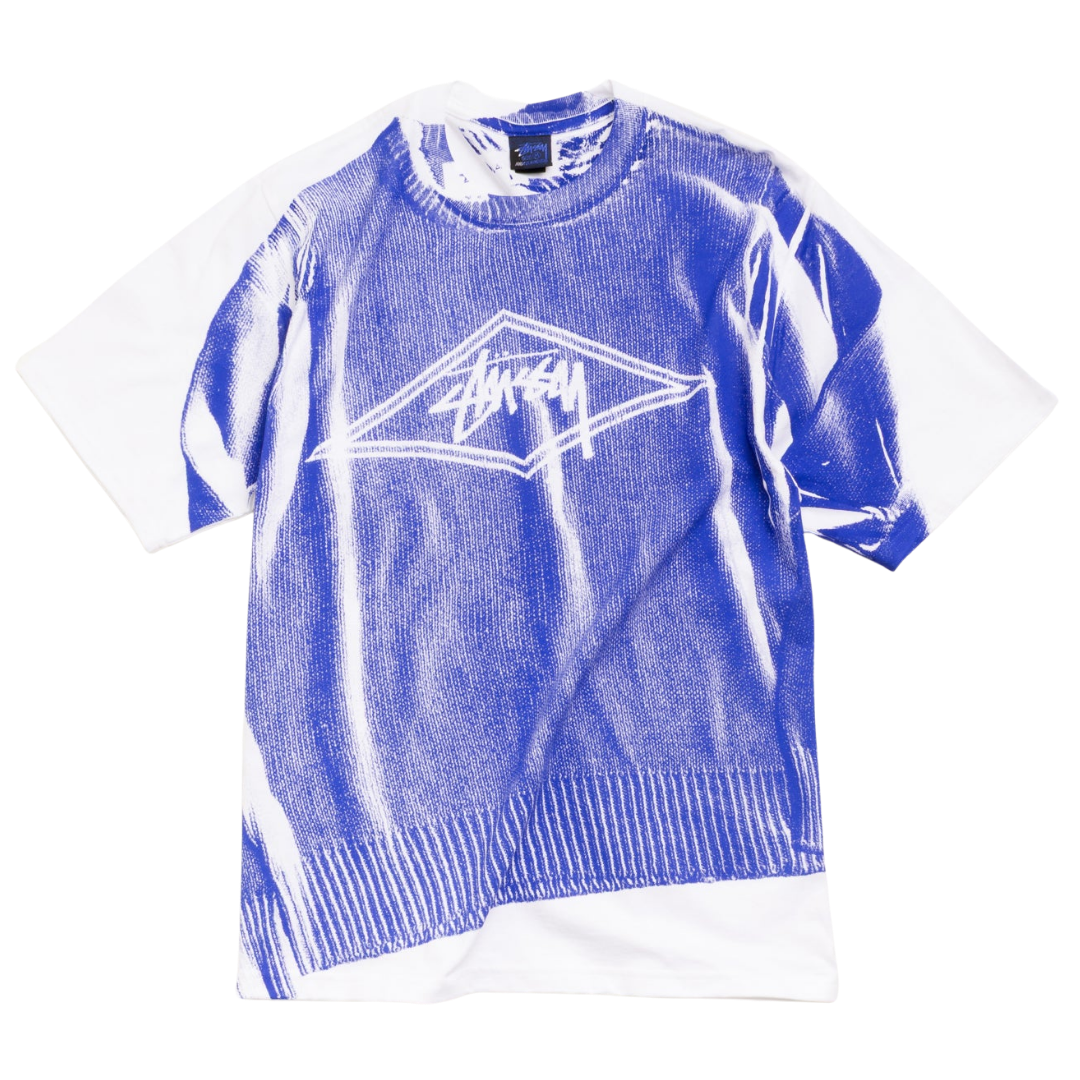 ☆ETW☆【EASY TO WEAR】STUSSY 26SS SWEATER TEE 印刷 做舊 復古刷色 毛衣 短T 短袖 短TEE