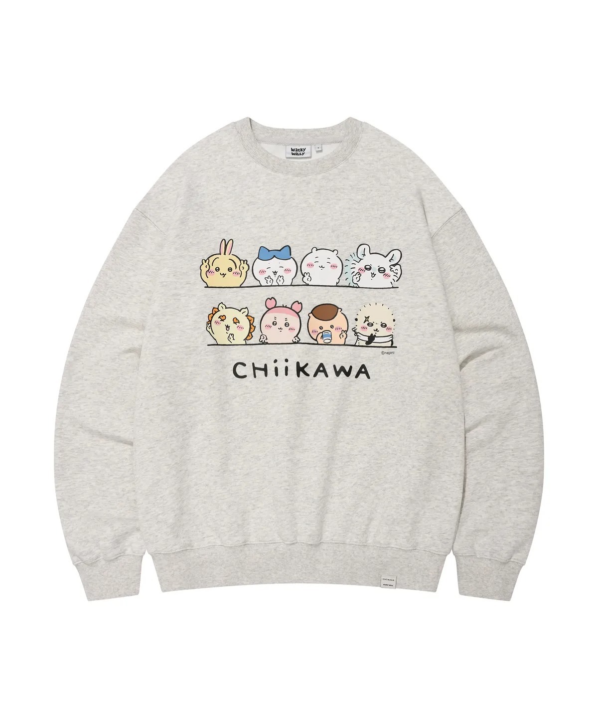 WACKY WILLY Chiikawa&Friends Graphic Sweatshirt