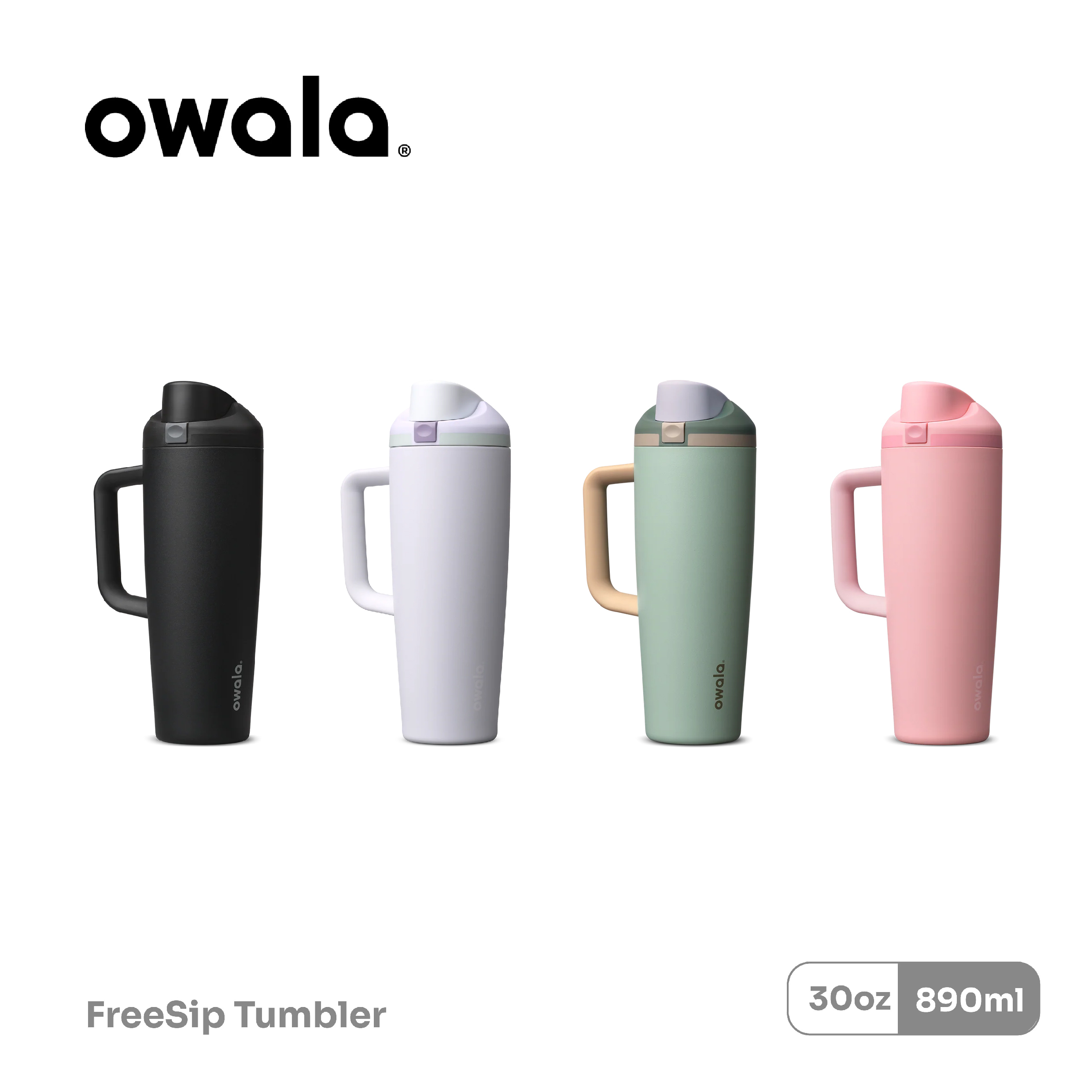Owala® FreeSip Tumbler 890ml / 30oz 雙飲口吸管隨行杯