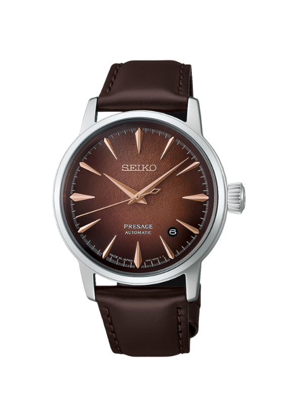 Seiko 38.5mm Cocktail 獨特碎冰紋理面盤 2026只限量版 HCB003J1