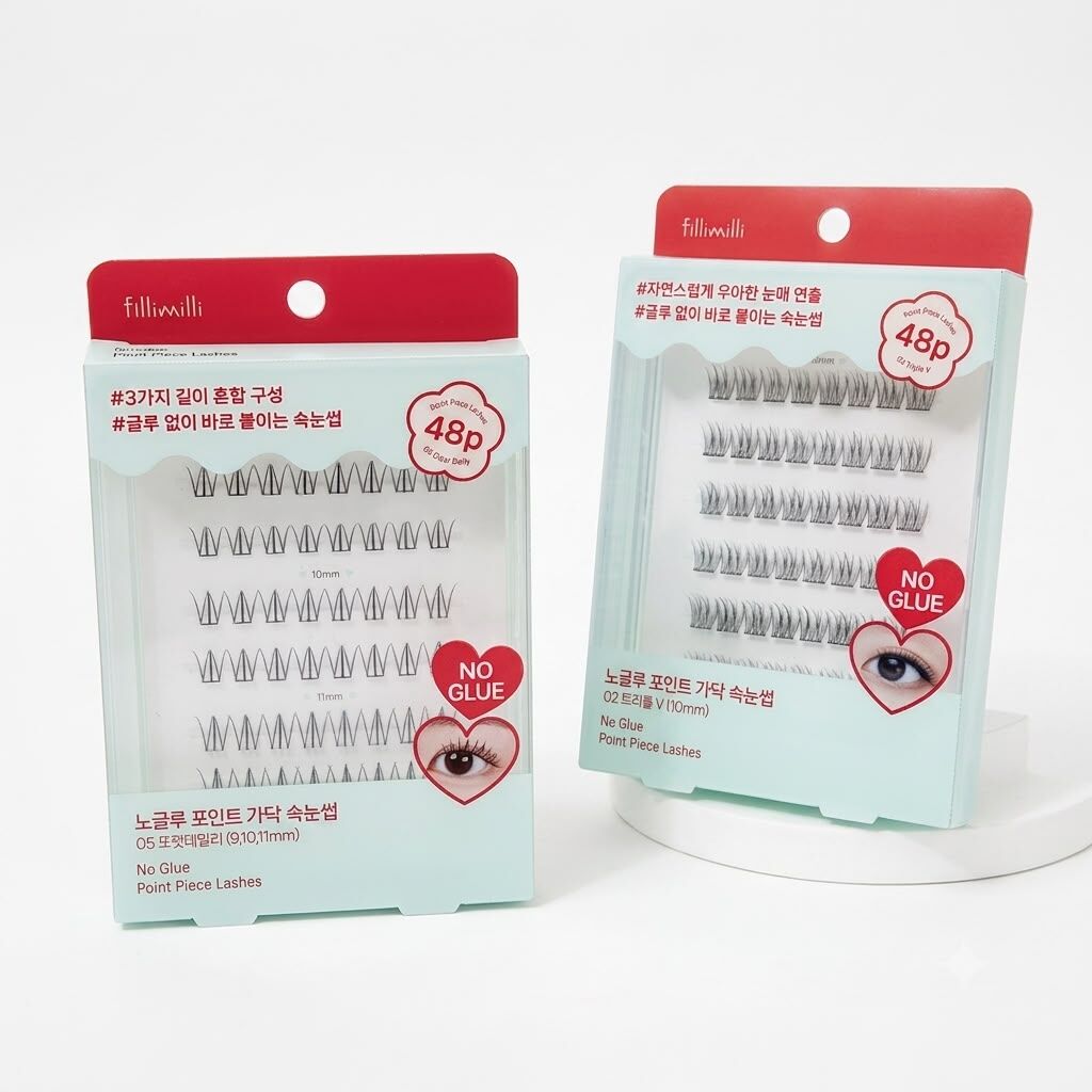 Fillimilli 免膠分段式假眼睫毛 48pcs