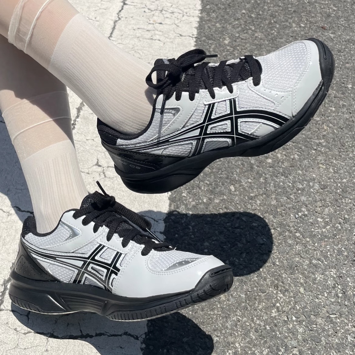 【代購】ASICS River CS 室內綜合運動乒乓球鞋 男女同款 灰色