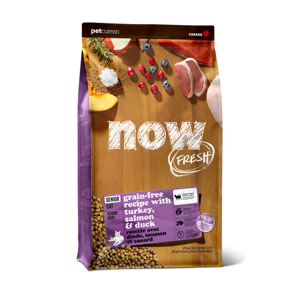 Now Fresh Grain Free Grain Free Senior Cat Food  (Turkey, Salmon & Duck)