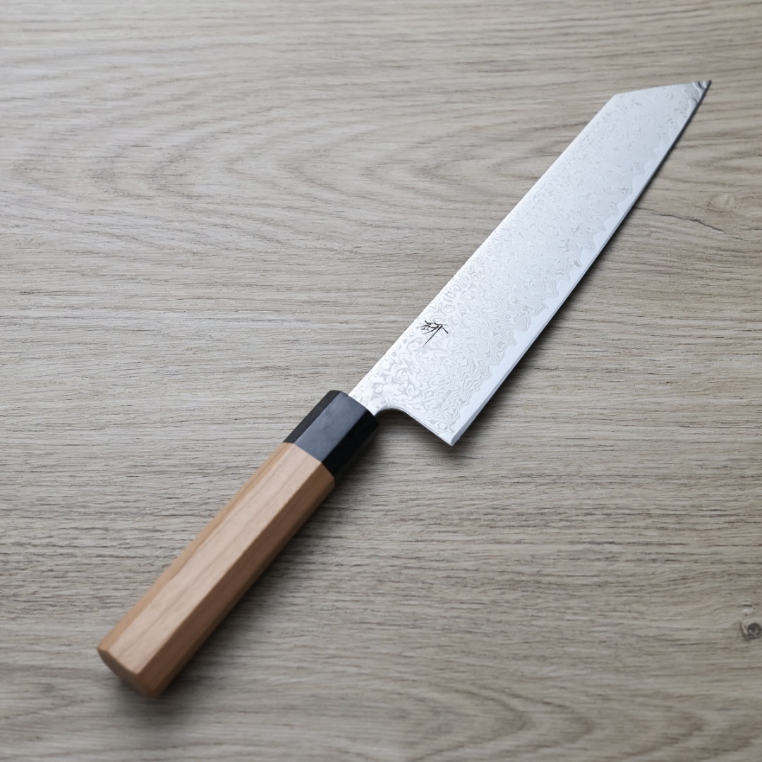 作SAKU 研 切付牛刀 210mm SRS13粉末鋼 大馬士革