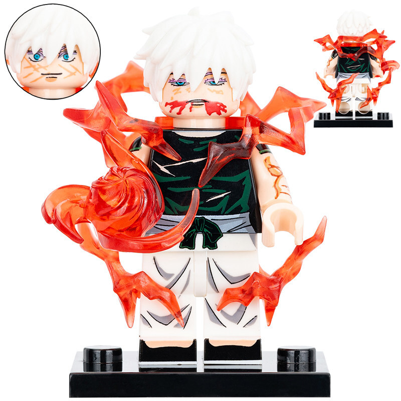 Jujutsu Kaisen Gojo Satoru Custom Minifigures Fit Lego WM6201 WM2864