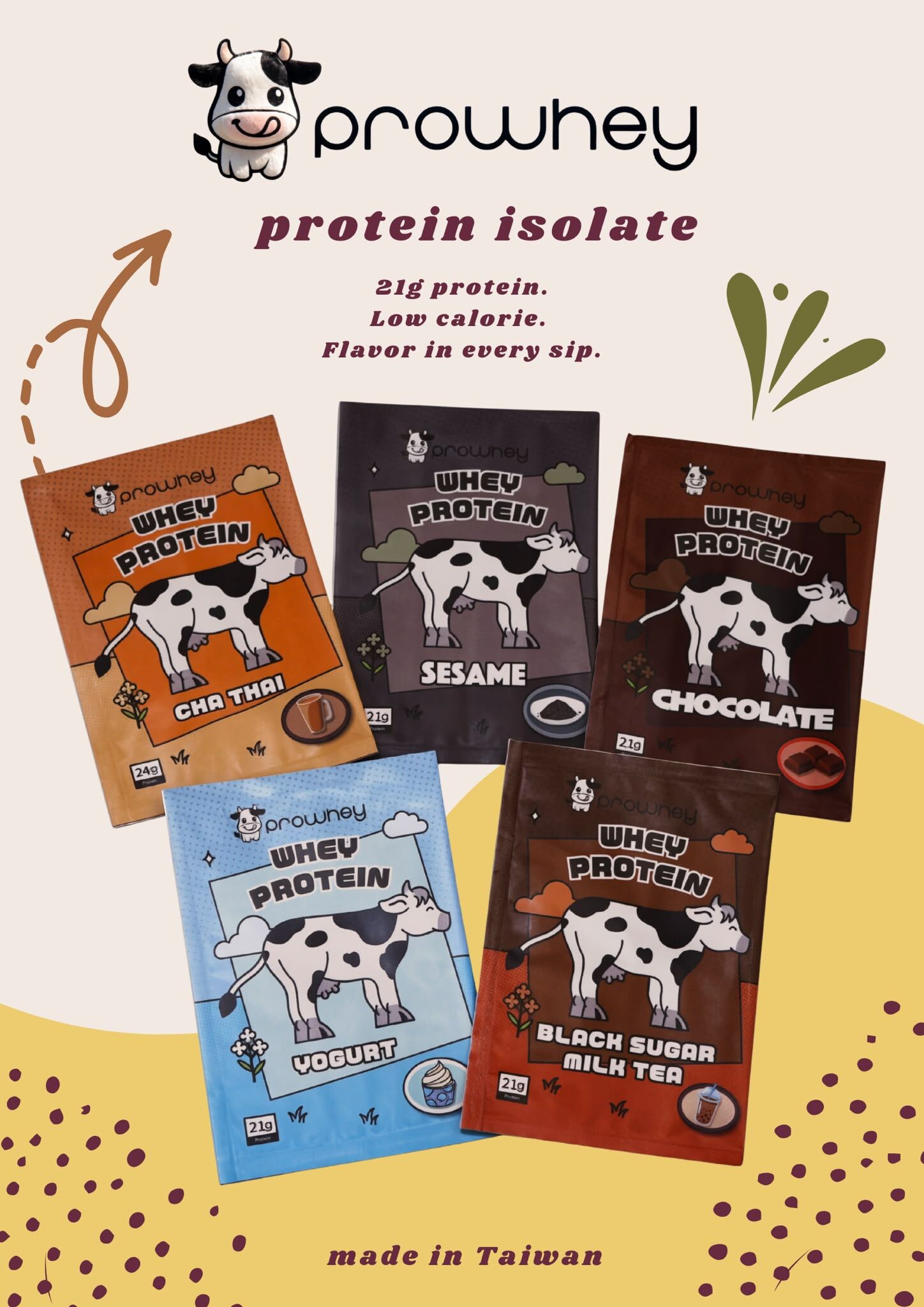 ProWhey 水解蛋白 - 嘗鮮包 5口味 x6 (30包)