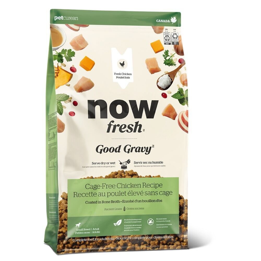 NOW Fresh Good Gravy 小型犬 香濃火雞骨湯外層乾糧 - 雞肉配方(含古代穀物)