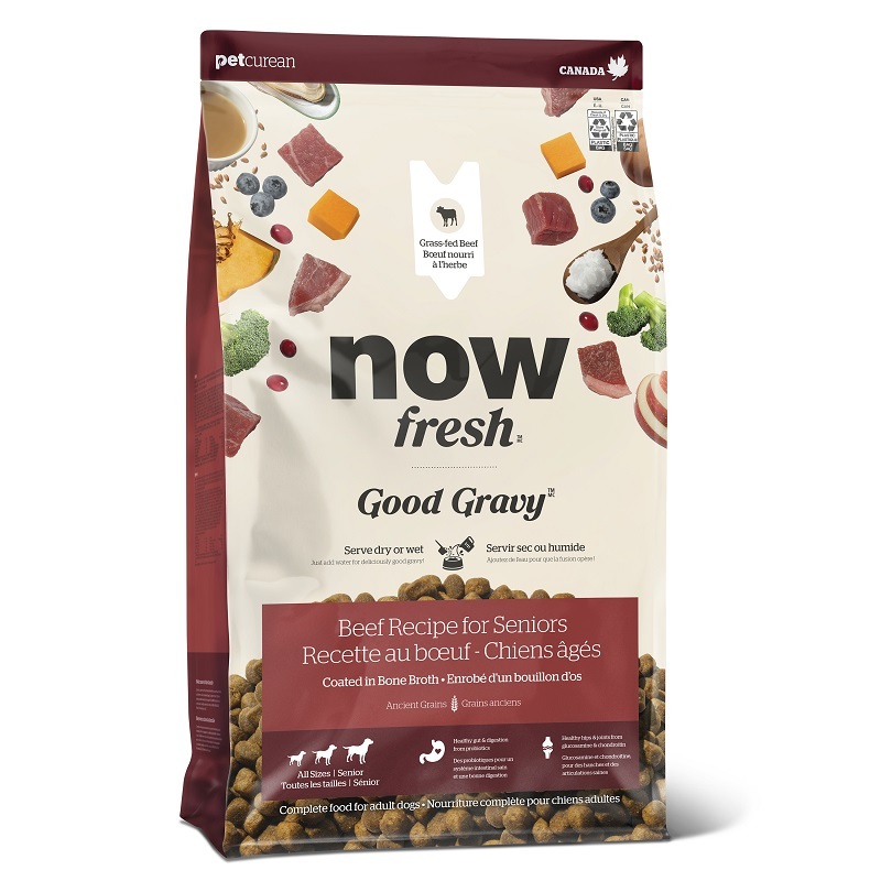 Now Fresh Good Gravy 老犬 香濃火雞骨湯外層乾糧 - 牛肉配方(含古代穀物)