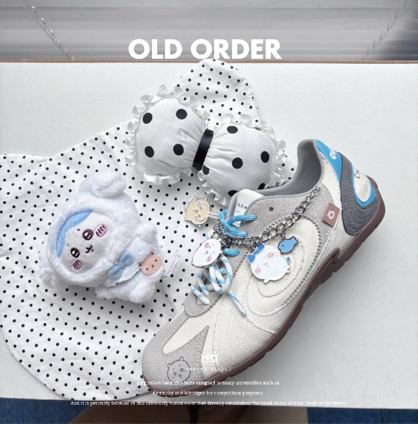 OLD ORDER  × chiikawa 吉伊卡哇聯名 德訓鞋 O2320846