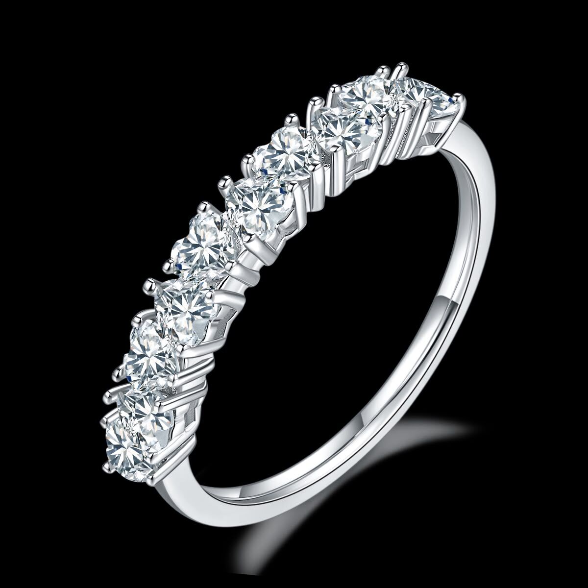 RIN-JJG0809-070 心形排戒 3*3mm 10pc-1ct [M92C] (A70)(港碼11-18號)