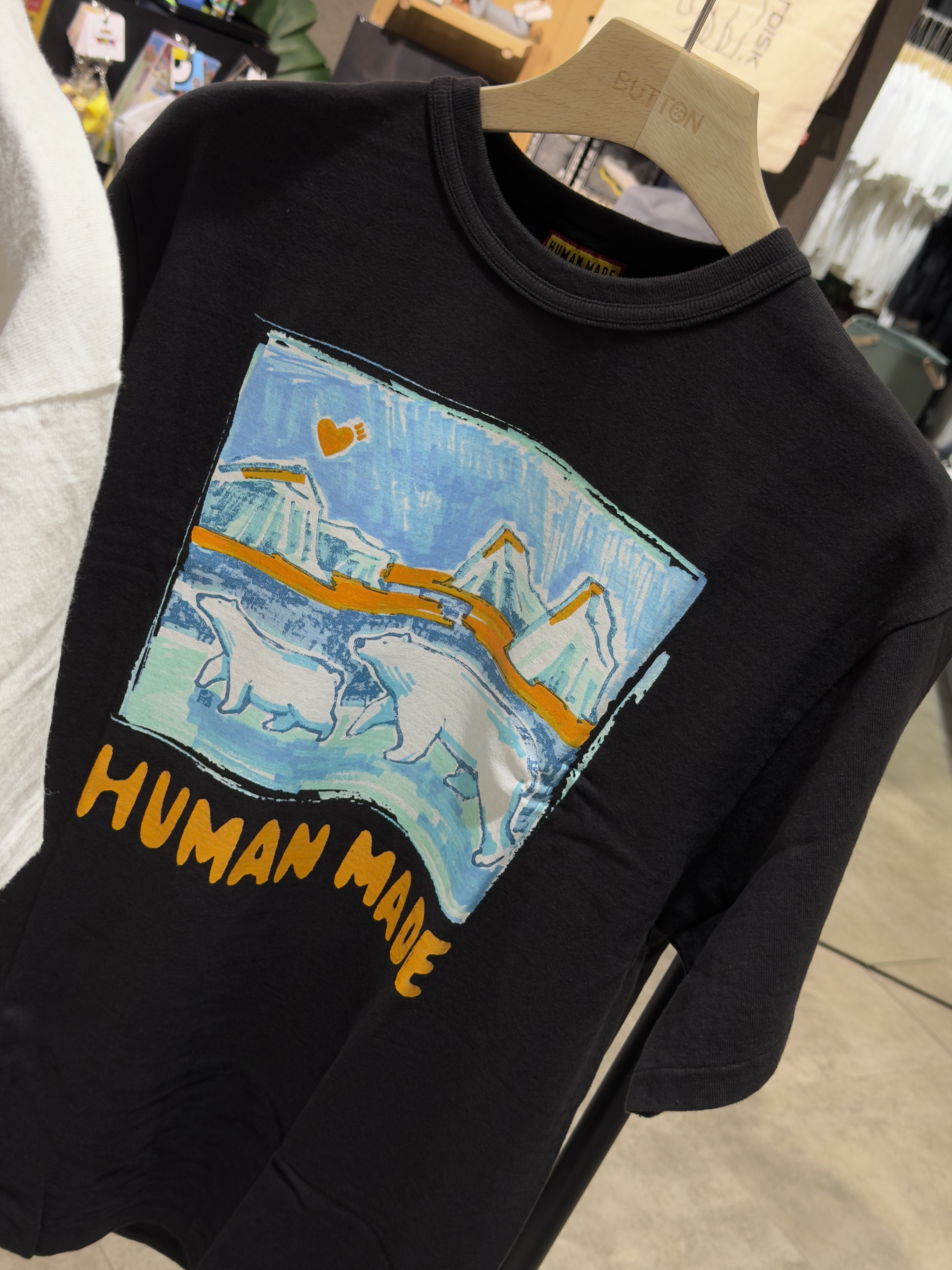 HUMAN MADE GRAPHIC T-SHIRT 冰山 北極熊 短tee HM31TE007