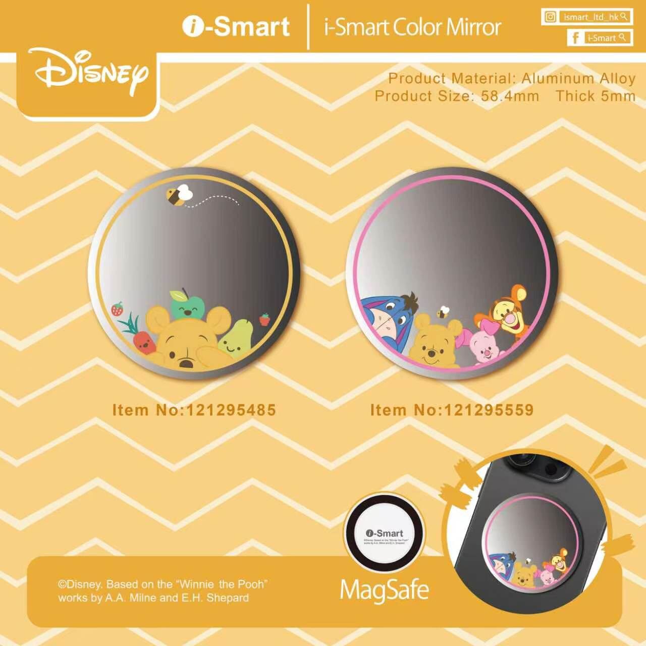 i-Smart x Winnie the Pooh 磁吸 Color Mirror