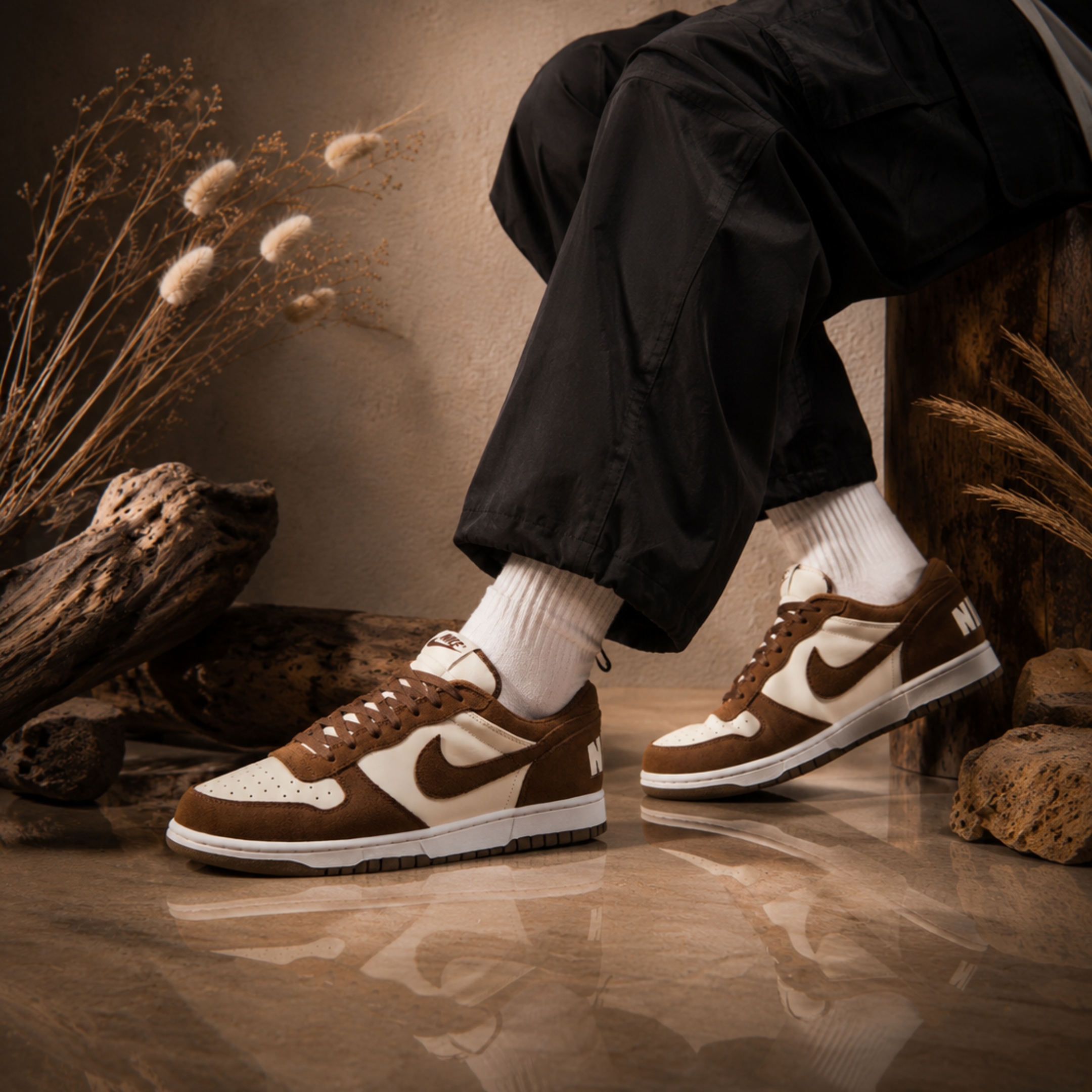 NICEDAY 代購 Nike Big One Lux 摩卡 可可 棕色 麂皮 復古 棕 咖啡 IO4224-101