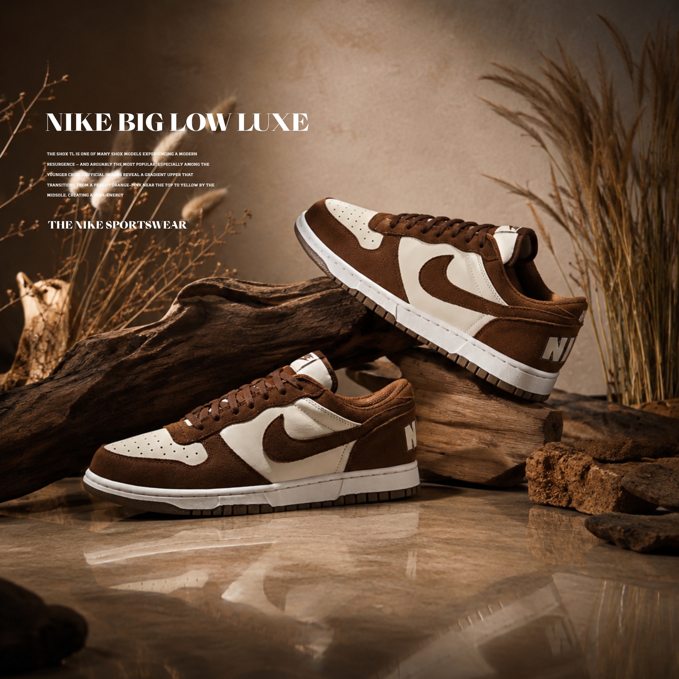 NICEDAY 代購 Nike Big One Lux 摩卡 可可 棕色 麂皮 復古 棕 咖啡 IO4224-101