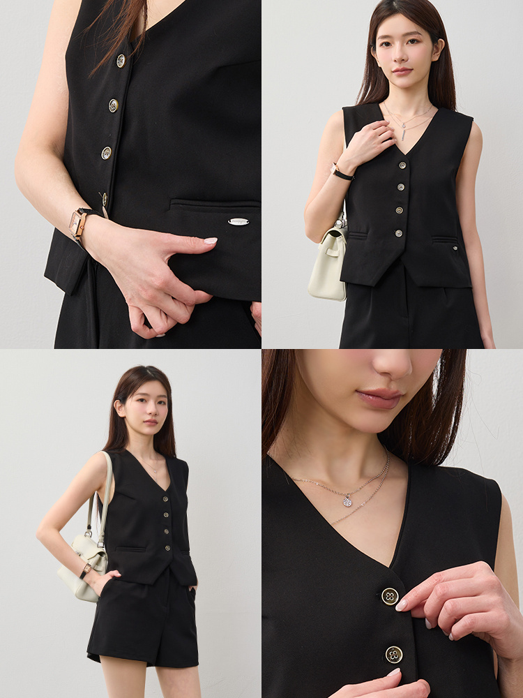 SALE 800 OH!HER 法式挺版西裝背心