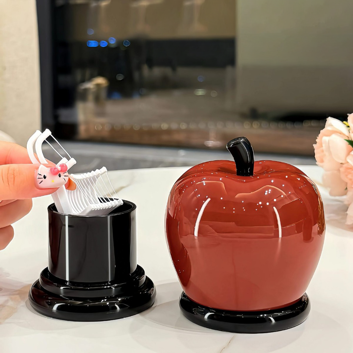 水果造型棉籤盒