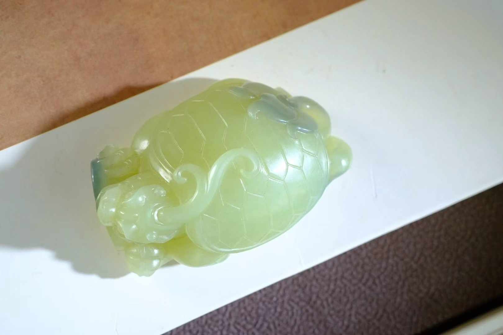 和田玉龍龜,天然和田玉軟玉