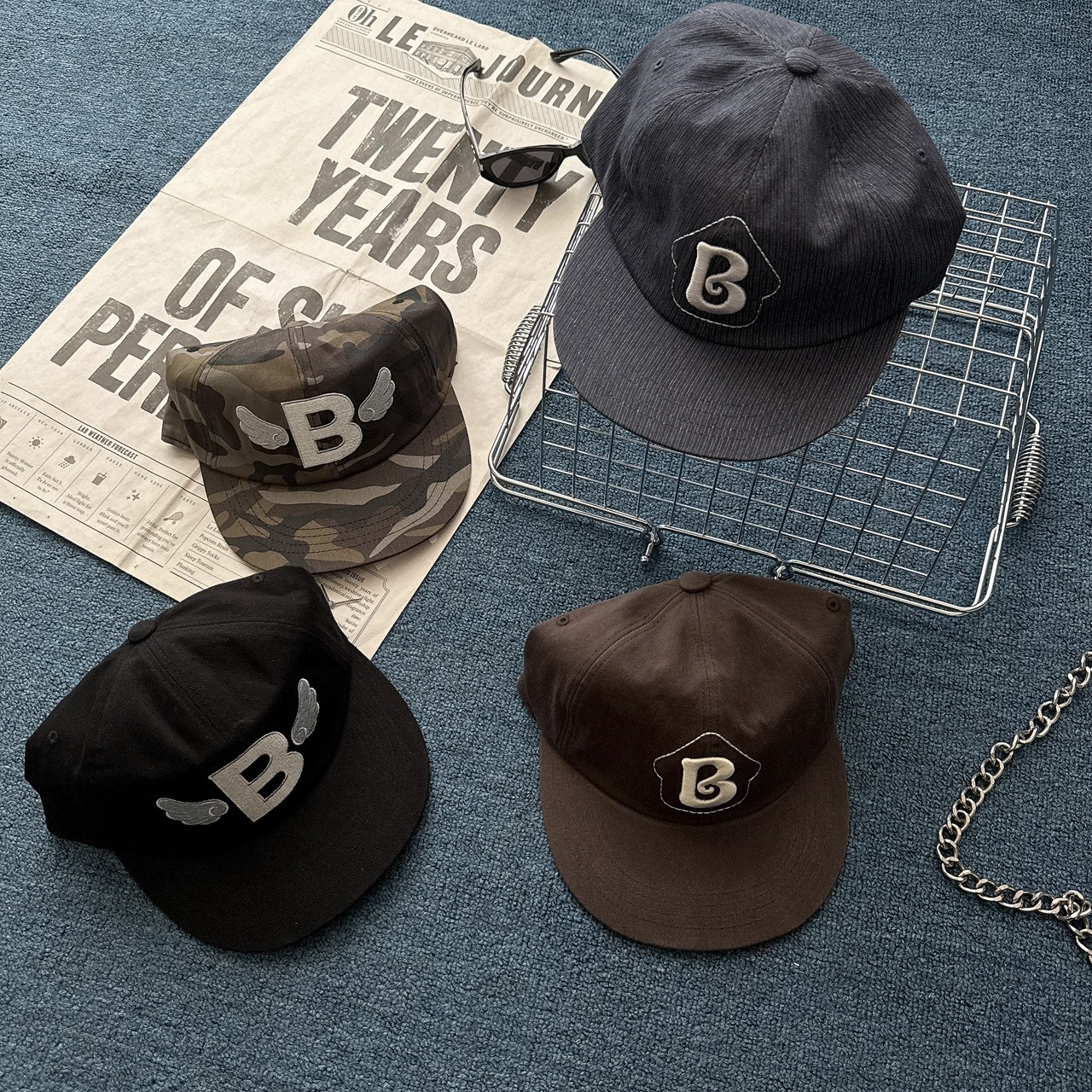 （現貨）韓牌 BAUF B Melody Cap 旋律 全封帽 老帽 BAUF10