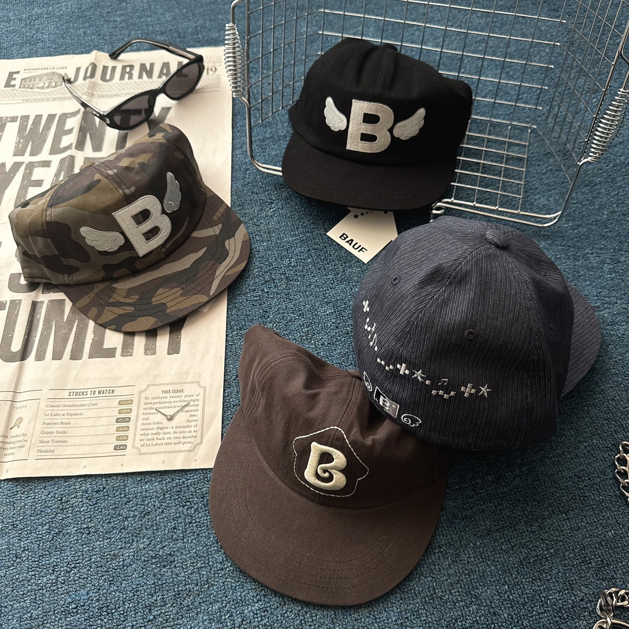 （現貨）韓牌 BAUF B Melody Cap 旋律 全封帽 老帽 BAUF10