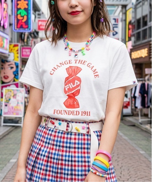 日本預訂 FILA 糖果圖案TOP