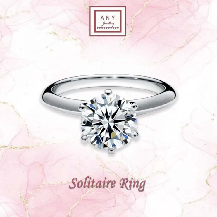 AR05 R6153 3 Carat Solitaire Ring   (Free Upgrate to 莫桑石) $688