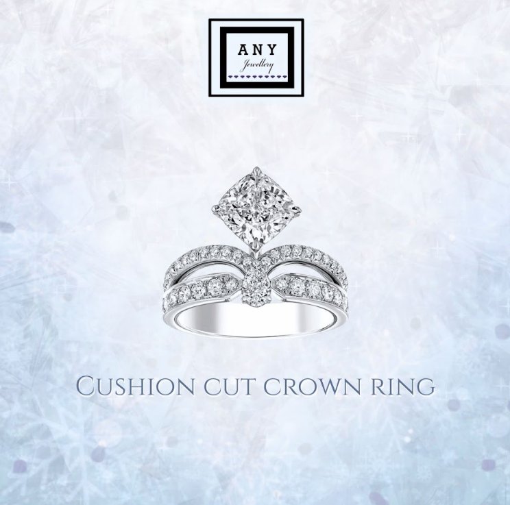 AR07 R6910 V Shape Band Ring  (Free Upgrate to 莫桑石) $888