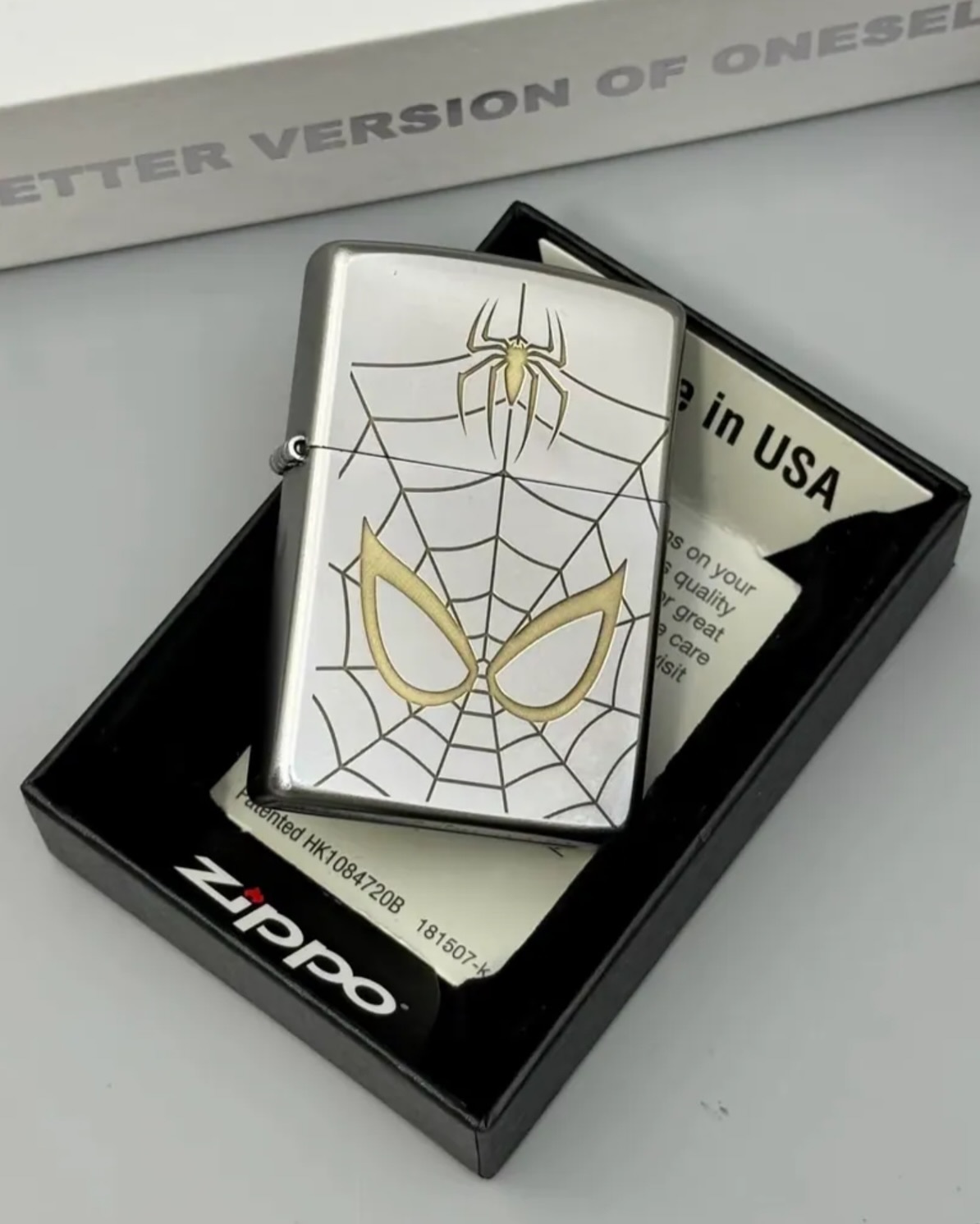 <隨身攜帶的收藏品🕷️> ZIPPO x MARVEL 漫威 蜘蛛人 聯名款 雷射雕刻 煤油打火機 禮盒裝