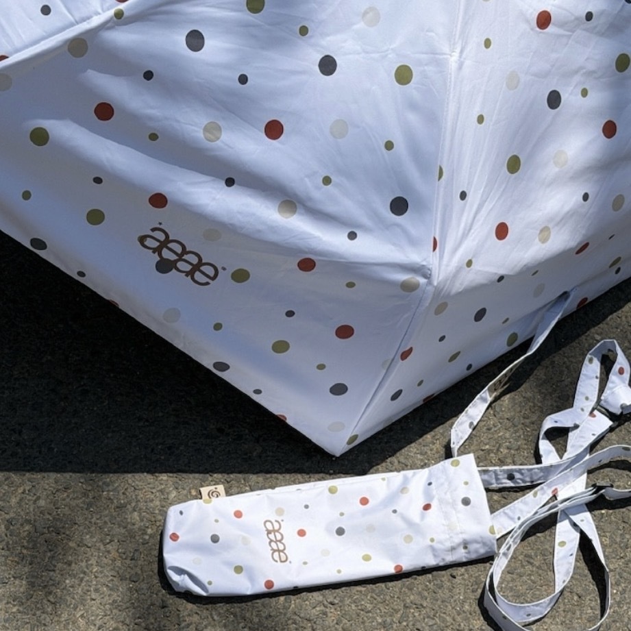 AEAE UV PROTECTION UMBRELLA 波點 抗紫外線 遮陽傘 雨傘 附收納袋