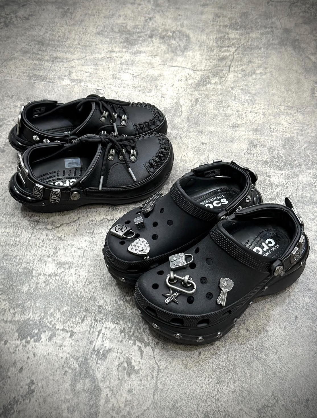 <最會聯名的品牌🖤>Andersson Bell x Crocs Crocs聯名 龐克洞洞鞋 厚底洞洞鞋