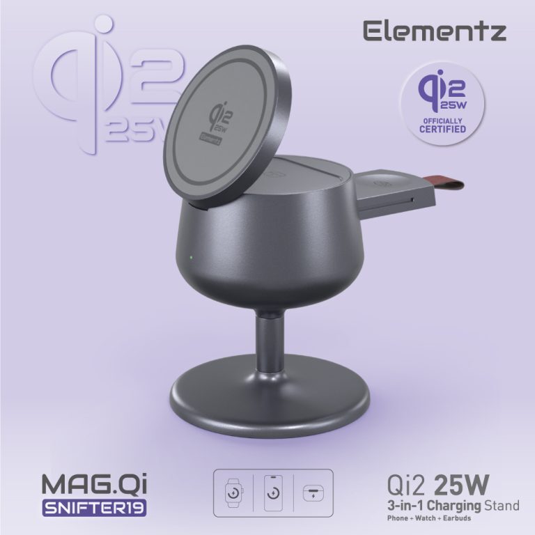 Elementz Mag Qi Snifter19 25w 無線充電座 (FC-S19)