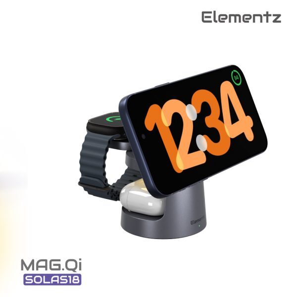 Elementz Mag Qi Sola18 25w 無線充電座 (FC-S18)