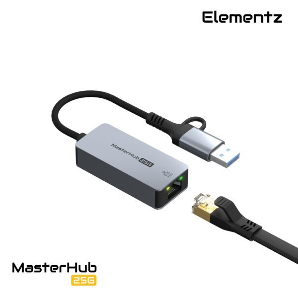 Elementz USB-C/USB-A to 2.5G Lan 轉換器 (MF-25G)