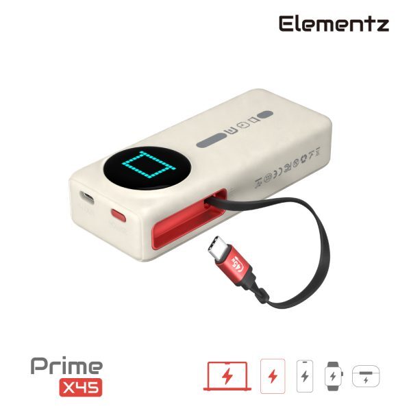 Elementz MagPrime X45-10000mAh CCC 認證行動電源 (PMP-X45)