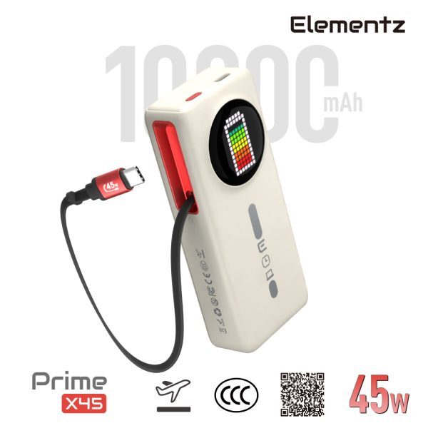 Elementz MagPrime X45-10000mAh CCC 認證行動電源 (PMP-X45)