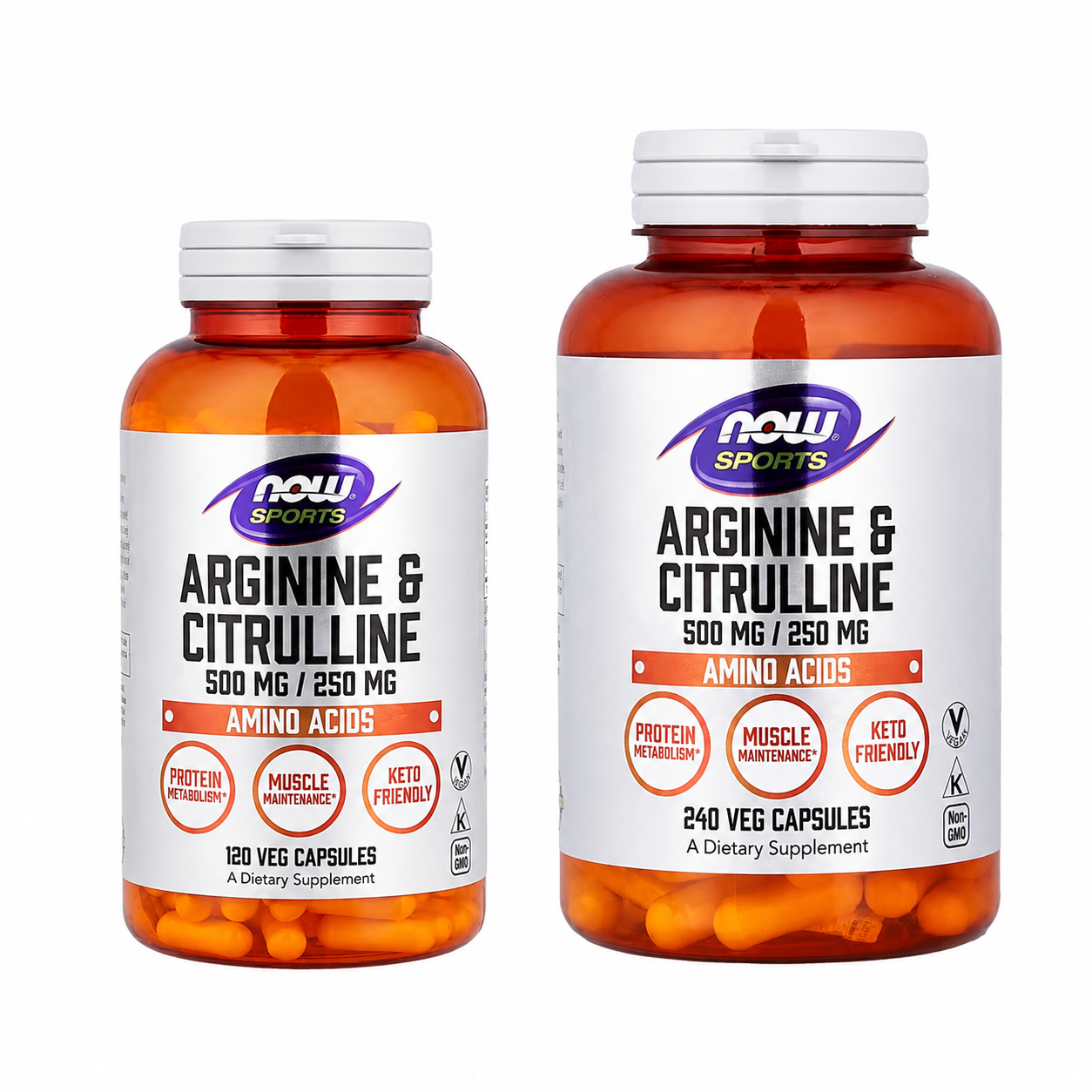 【iHerb】NOW Foods sports Arginine 精氨酸 瓜氨酸 120/240粒