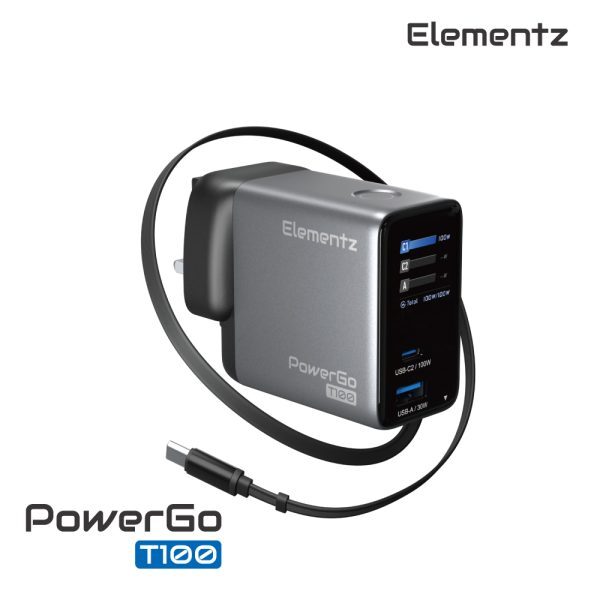 Elementz PowerGo T100 100W 充電器 (PD-T100)