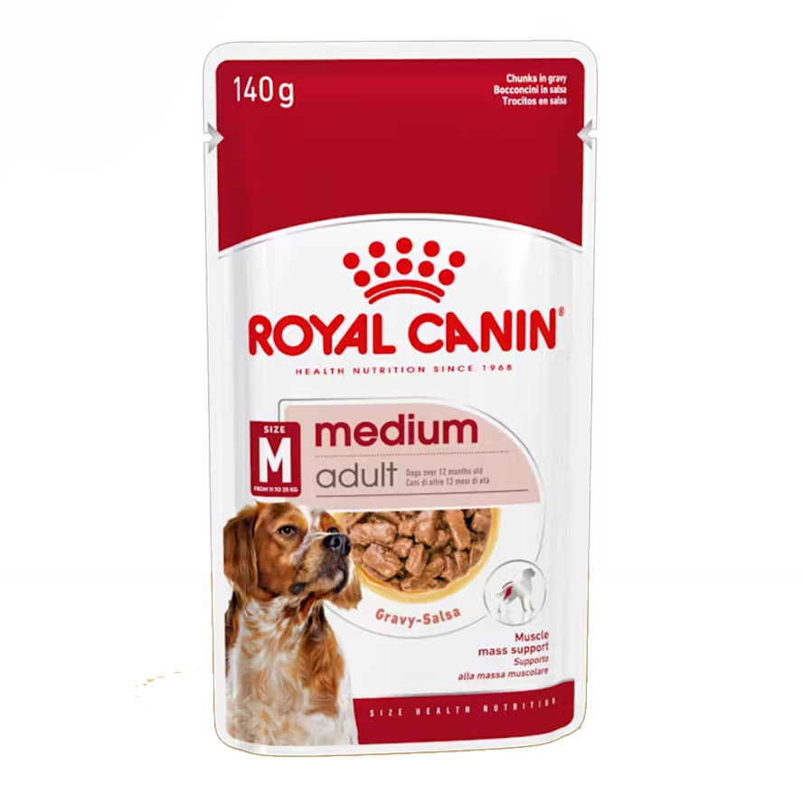 法國皇家 SHN 中型成犬營養主食濕糧(肉汁) 140G (原箱10包)