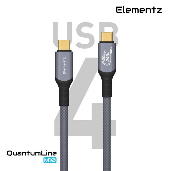 USB-C To C 240W/8K@60Hz/40Gbps Cable 100cm-200cm (NQL-M10)
