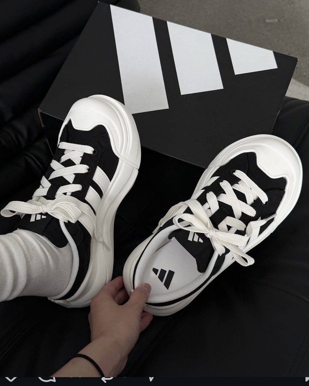 Adidas Maxxcourt Mule 大頭 厚底 增高 穆勒鞋 2色