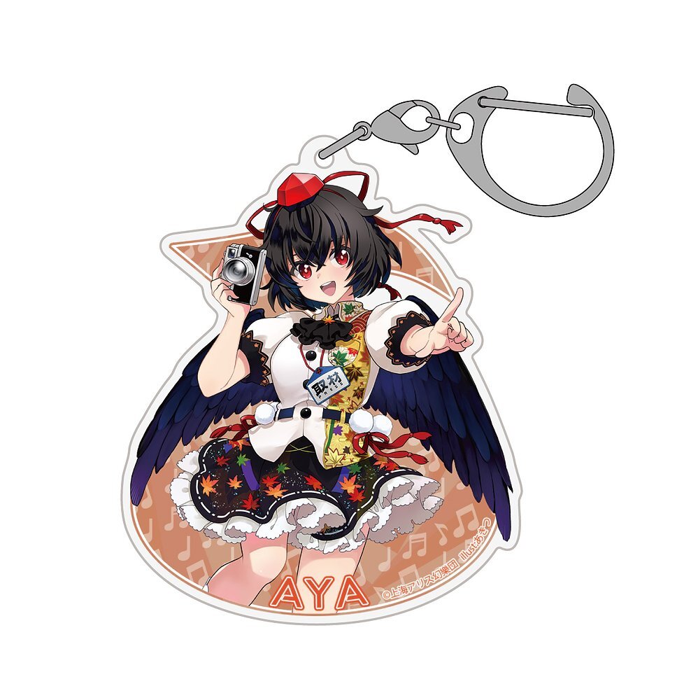 射命丸文 ｱｸﾘﾙﾏﾙﾁｷｰﾎﾙﾀﾞｰ LIVEｽﾃｰｼﾞVer. illust:あきつ COSPA 083126