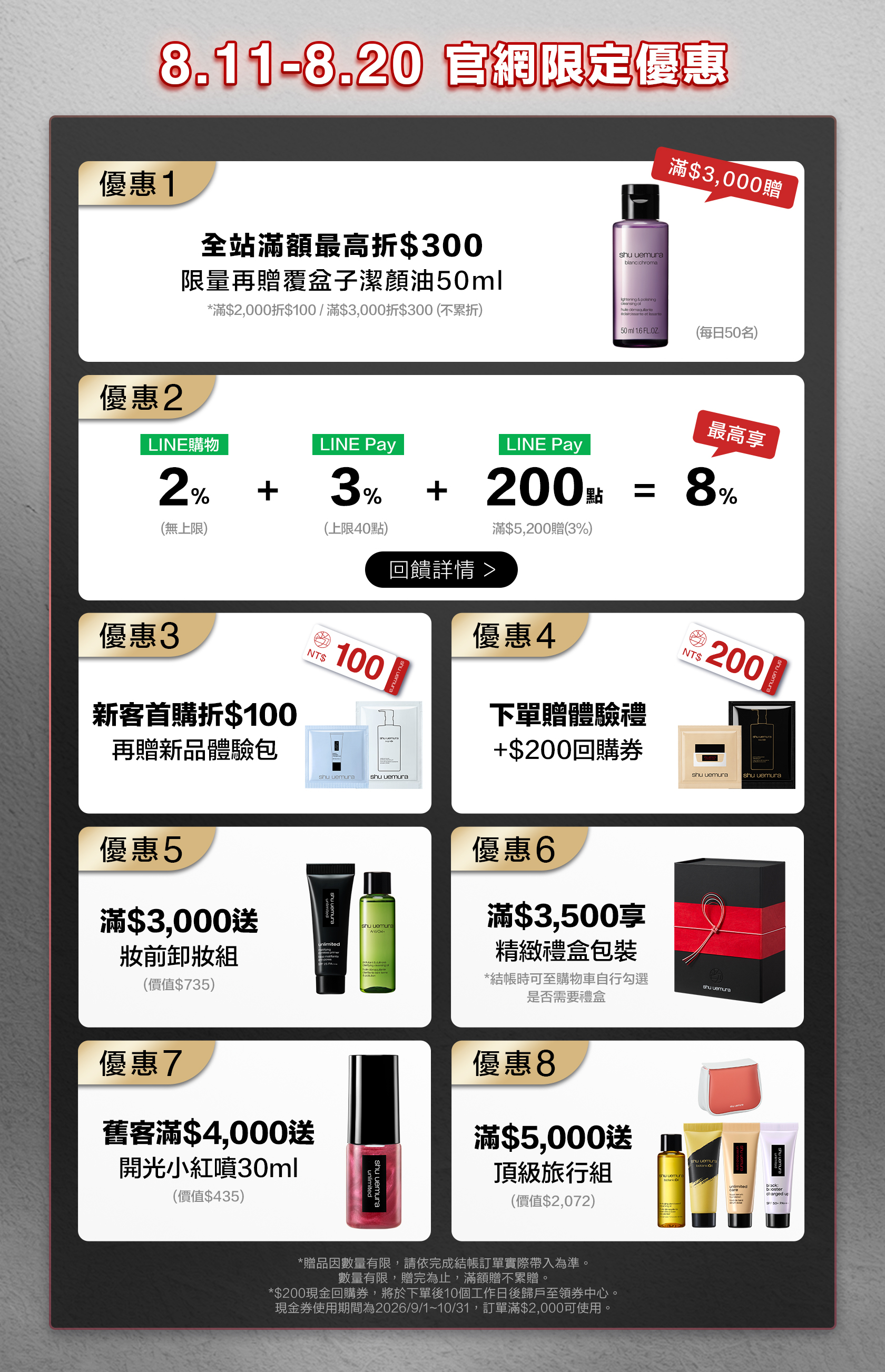 滿額贈