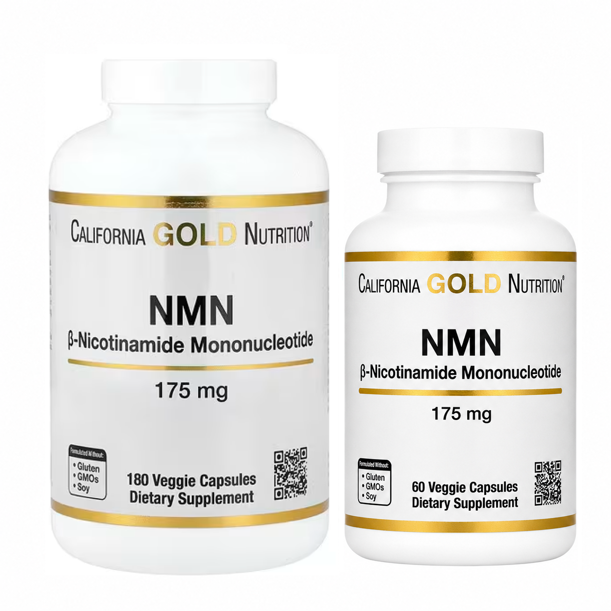 【iHerb】Califomia Gold Nutrition NMN 175mg 60/180粒 素食膠囊