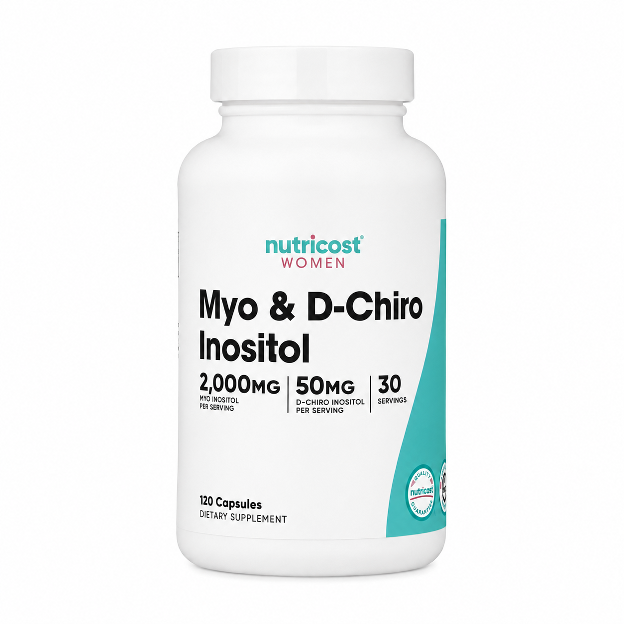 【iHerb】任兩件免運 Nutricost 女性 Myo+D手性肌醇 120粒