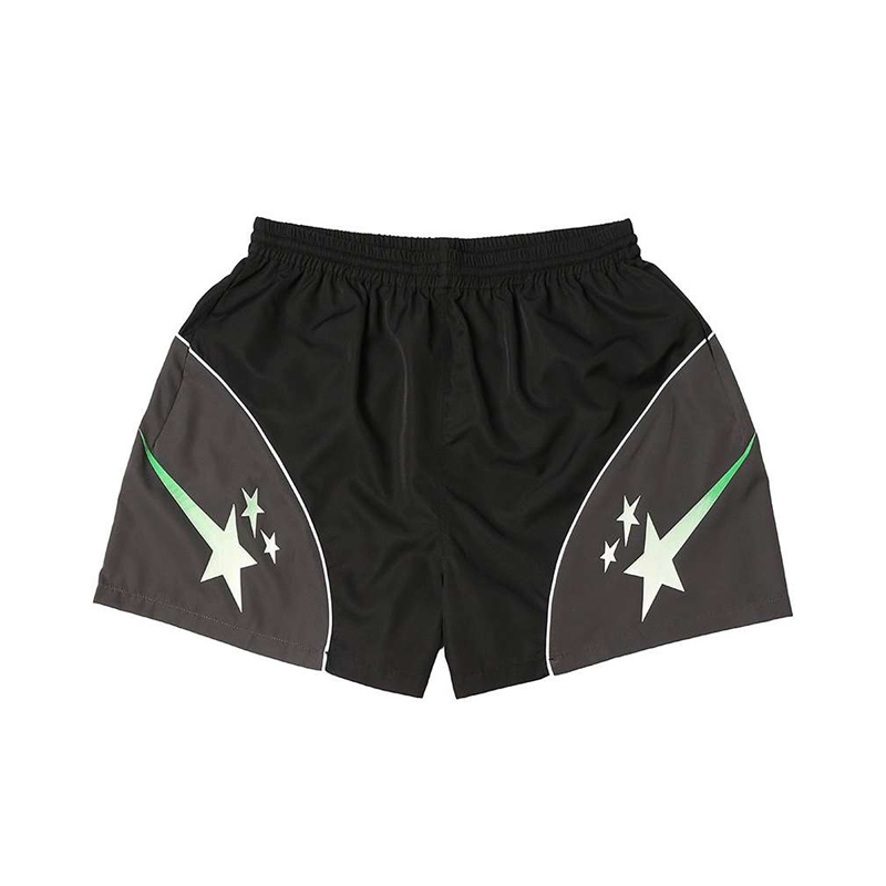 MTA M26STSN TONAL PANEL NYLON TRACK SHORTS 雙色 尼龍 短褲 黑 MTA-47 [台灣現貨]